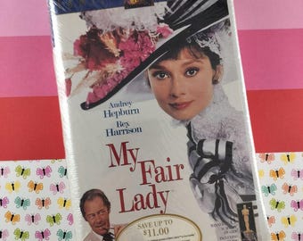 Vintage 20th Century Fox My Fair Lady Clamshell VHS Tape, SEALED