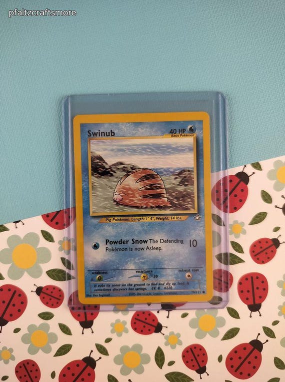pokemon card swinub Amazon.com: Pokemon - Swinub (79)
