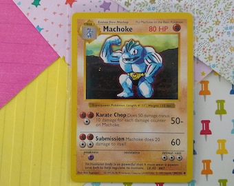 1999 machoke pokemon card value 1999 Pokemon Game Machoke #34 PSA 10