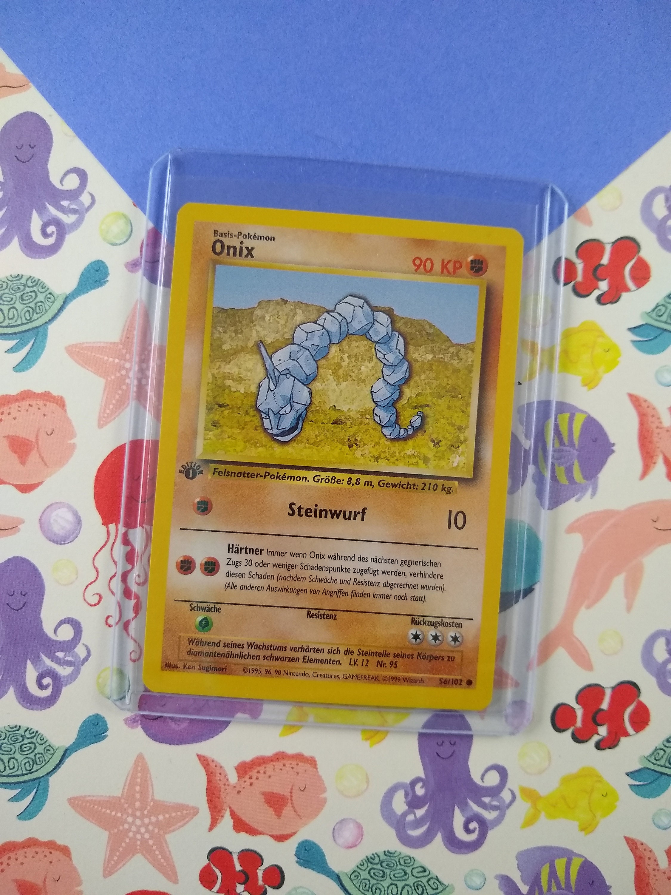 Pokemon Basic Common Card - Onix 56/102