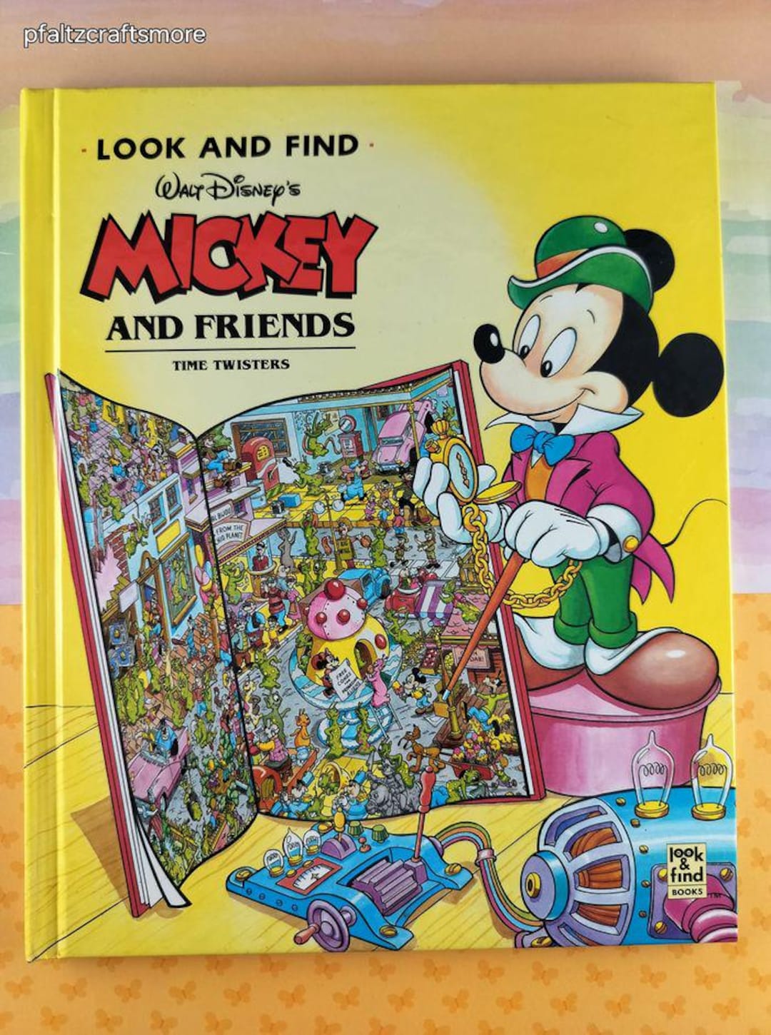 Vintage 1993 1st Printing Look & Find Walt Disney's Mickey and