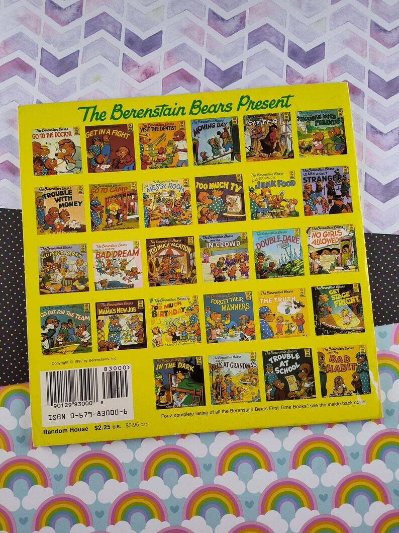 Vintage 1992 the Berenstain Bears "trouble With Grownups" by Stan & Jan ...