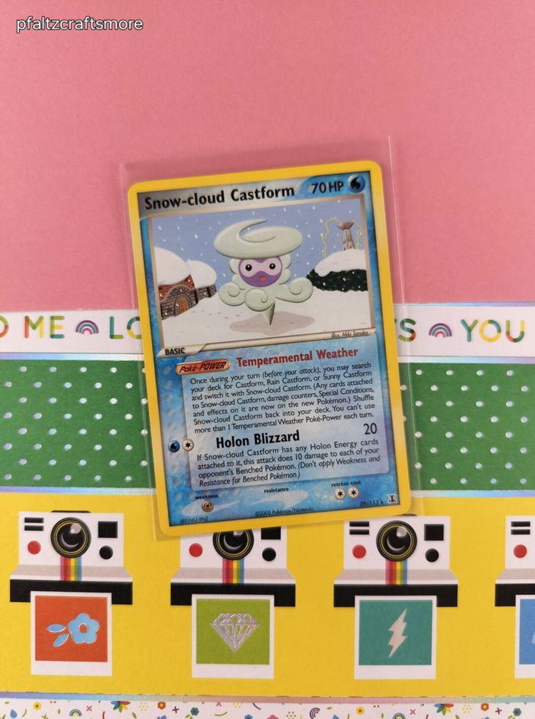 Vintage Rare - Snow-cloud Castform EX Delta Species Non-holo Pokemon Card  29/113 - VG - Etsy