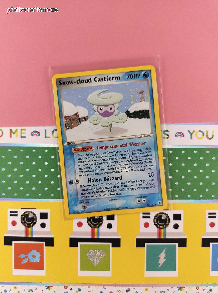 Vintage Rare - Snow-cloud Castform EX Delta Species Non-holo Pokemon Card 29/113 - VG - Etsy Vintage Rare - Snow-cloud Castform EX Delta Species Non-holo Pokemon Card 29/113 - VG - Etsy