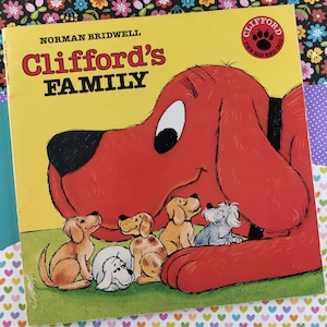CLEARANCE Vintage 1984 Norman Bridwell Clifford&#39;s Family Big Red Dog Softcover