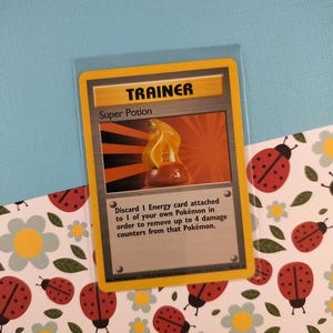 Carta Pokémon no holográfica de Superpoción (Vintage Poco Común, 90/102) - VG (C)