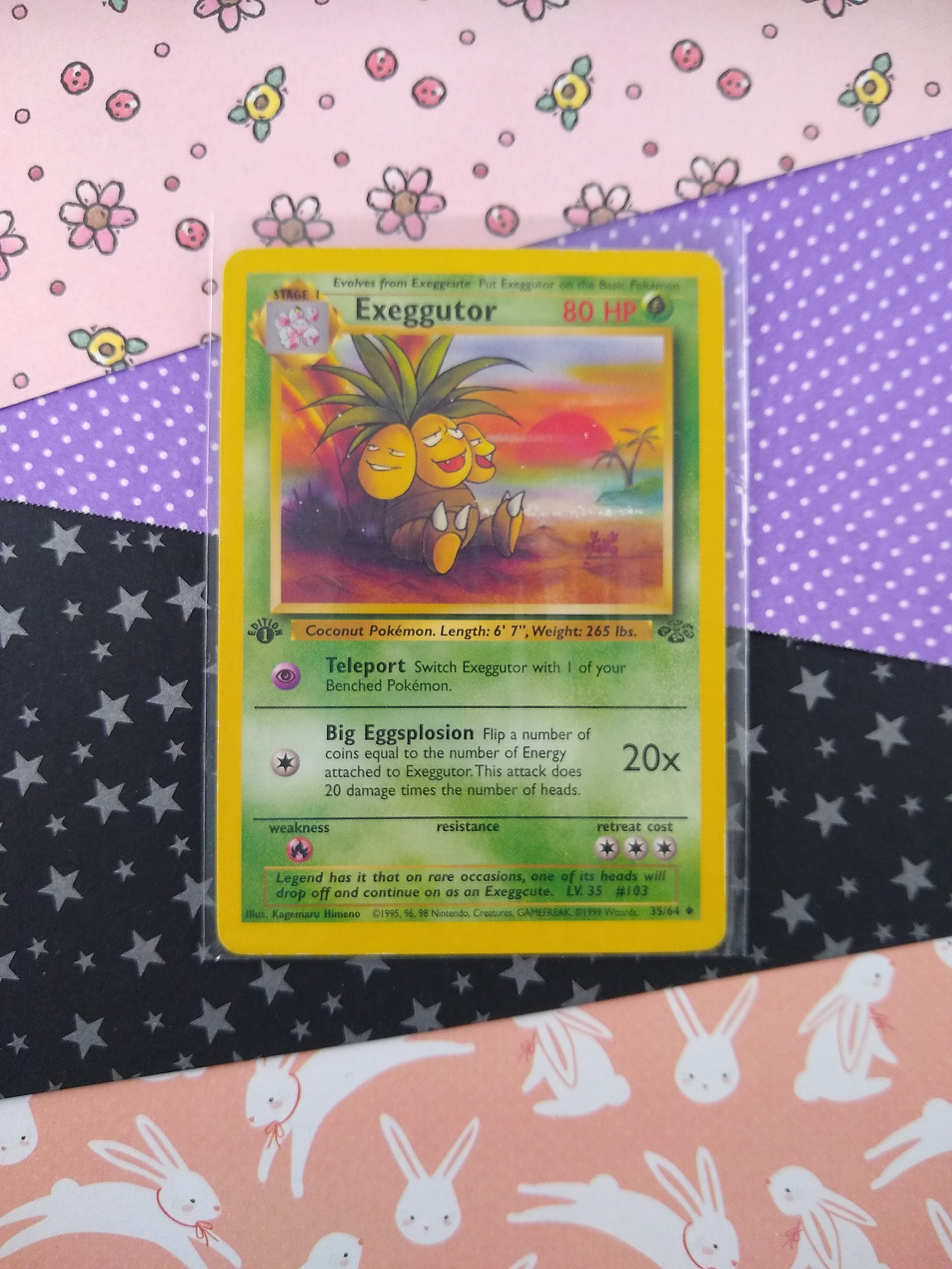 CLEARANCE Vintage Uncommon - 1st Edition Exeggutor Jungle Non-holo Pokemon  Card 35/64 - LP - Etsy
