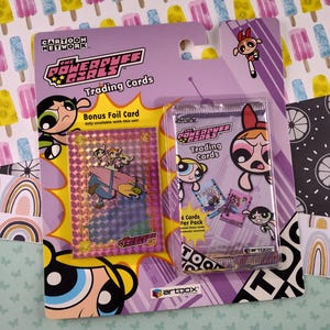 Vintage 2000 The Powerpuff Girls Cartoon Network Artbox Trading Cards Set SEALED