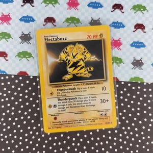 Holo Electabuzz Card - Etsy Australia