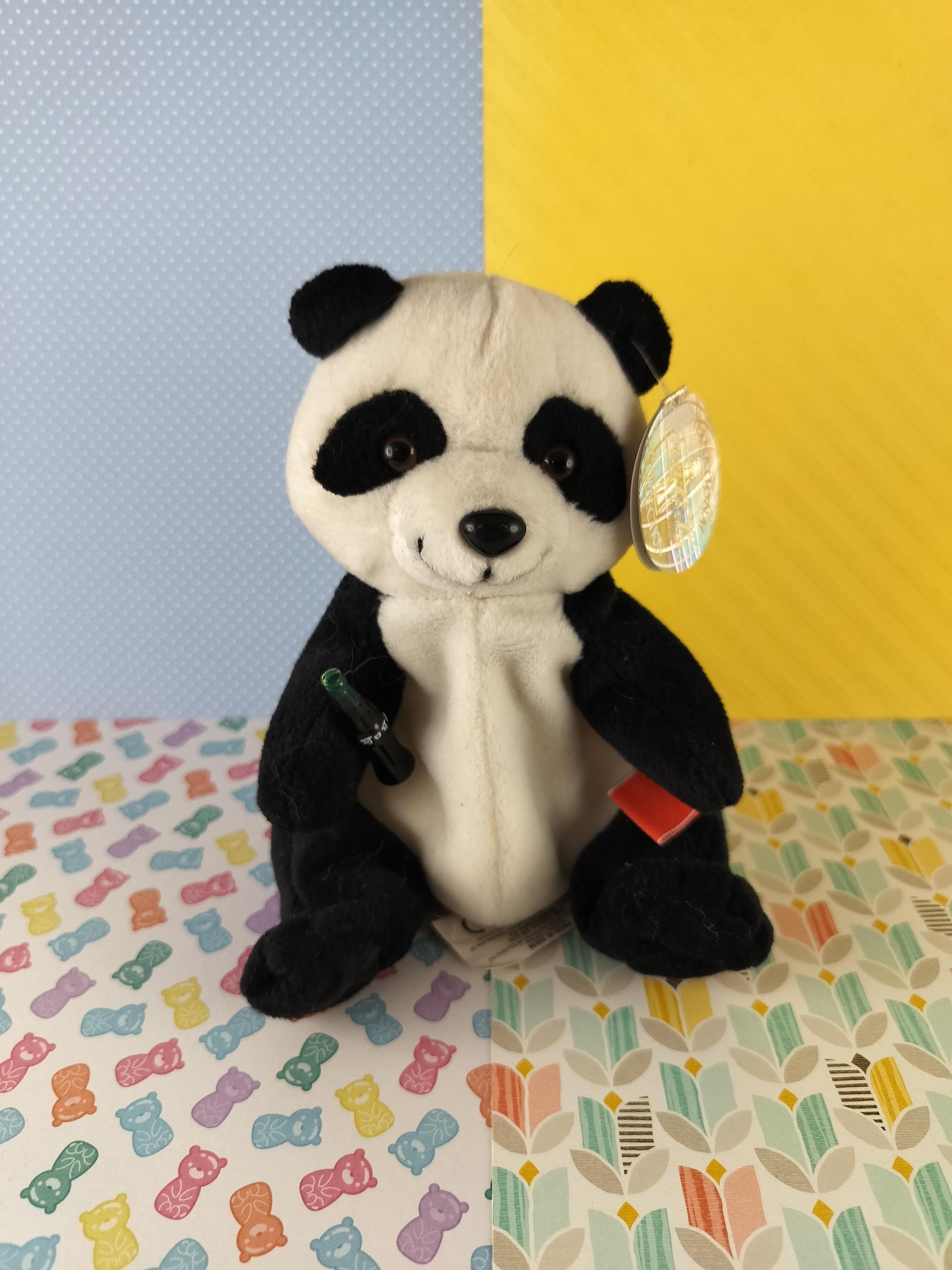 Vintage Panda Plush - Etsy