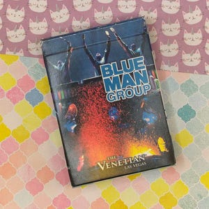 Vintage Cartamundi Blue Man Group The Venetian Las Vegas Playing Cards