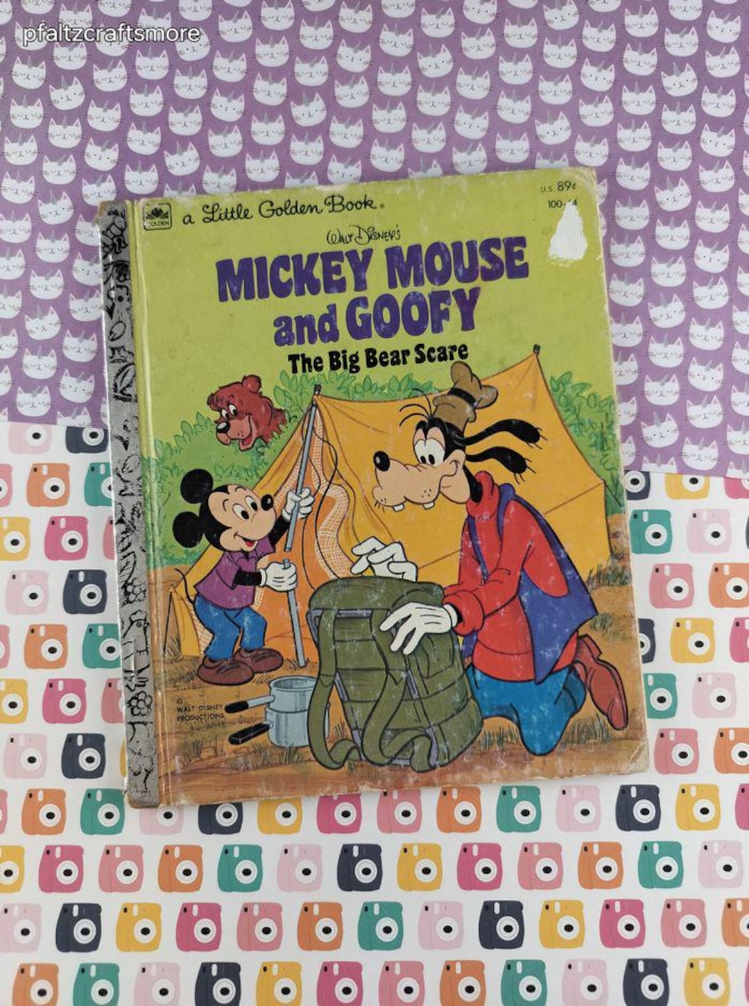 Vintage 1978 Little Golden Book: Walt Disney's Mickey Mouse and
