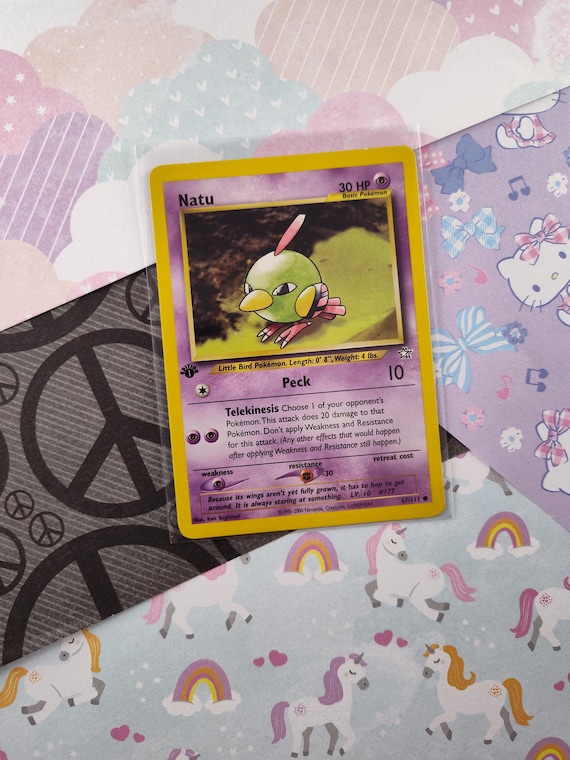 pokemon card natu Unleashed (UL) #55 PkmnCards Neo Genesis Unlimited Type Natu #28 Prices | Pokemon