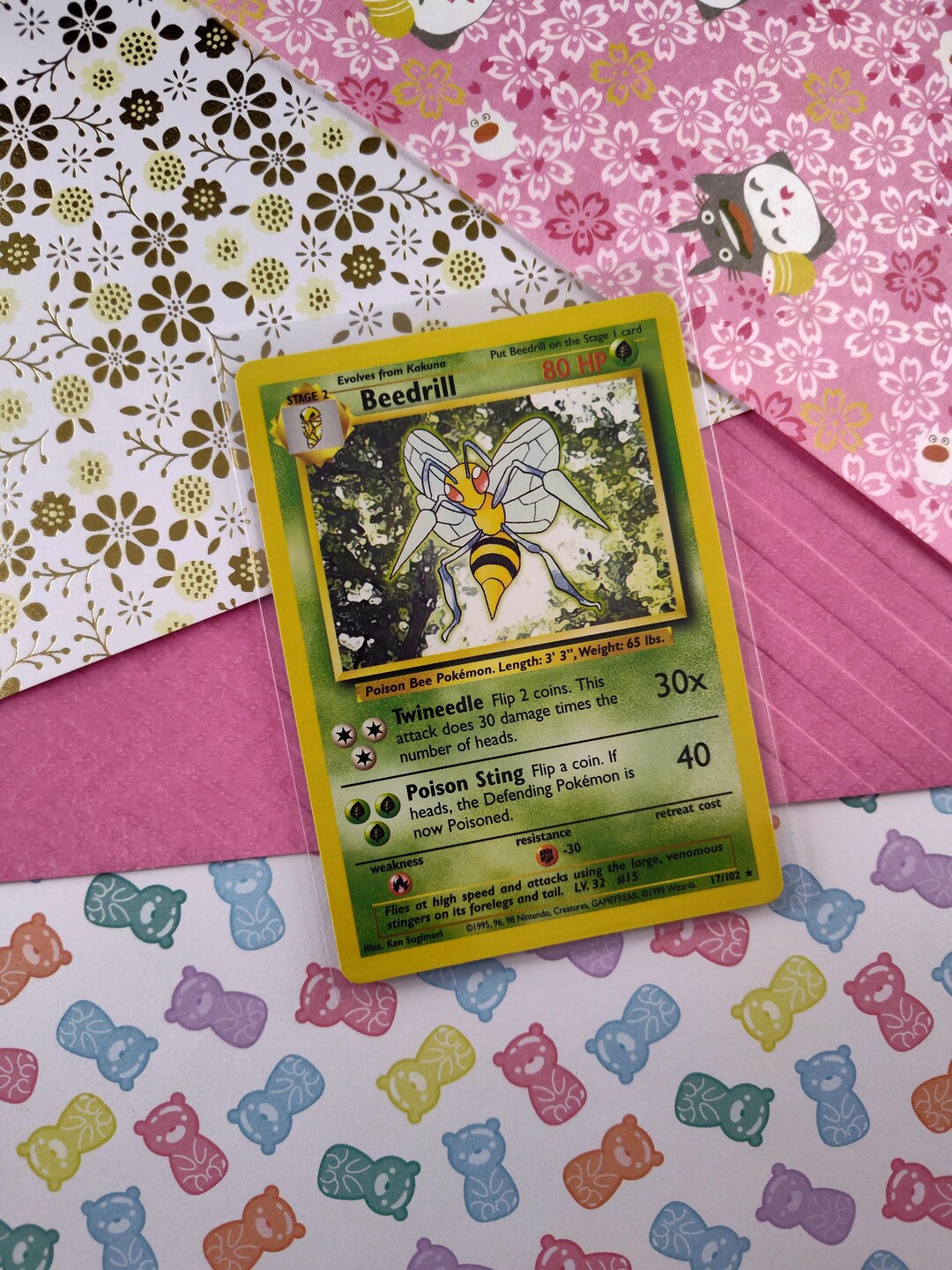 beedrill pokemon card value 17 102 Base Set (Unlimited) 17/102  The Nerd Multiverse [3] Twineedle (30x) Flip 2 coins Pokmon Beedrill Base Set 17/102