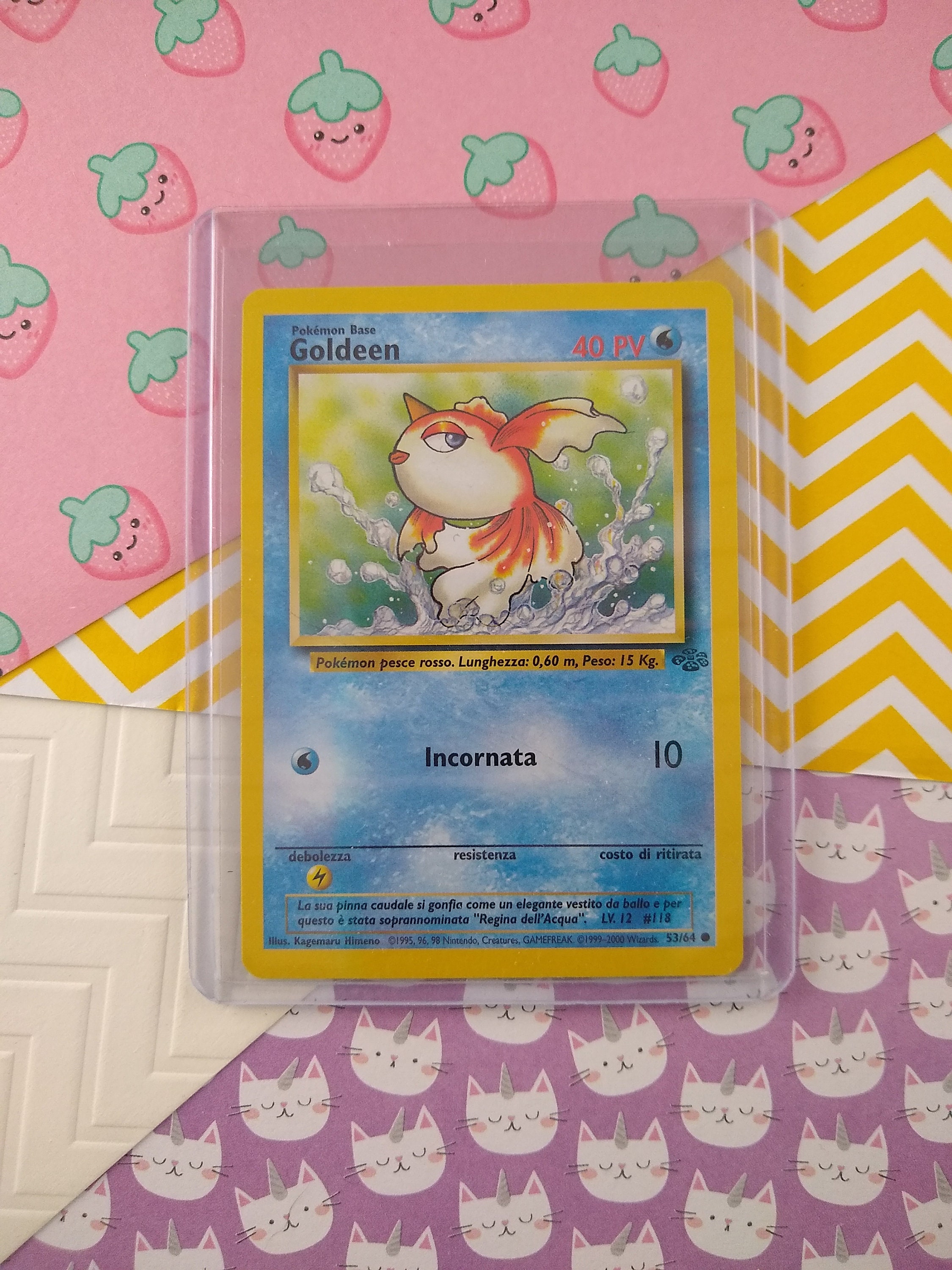 1995 goldeen pokemon card 2000 PokemonMisty's #30 Gym HeroesRare Nonholo (1st Edition) [LP]  Papa Joey's Collectibles 10 Flip 2 coins Goldeen 045 - 1st Edition