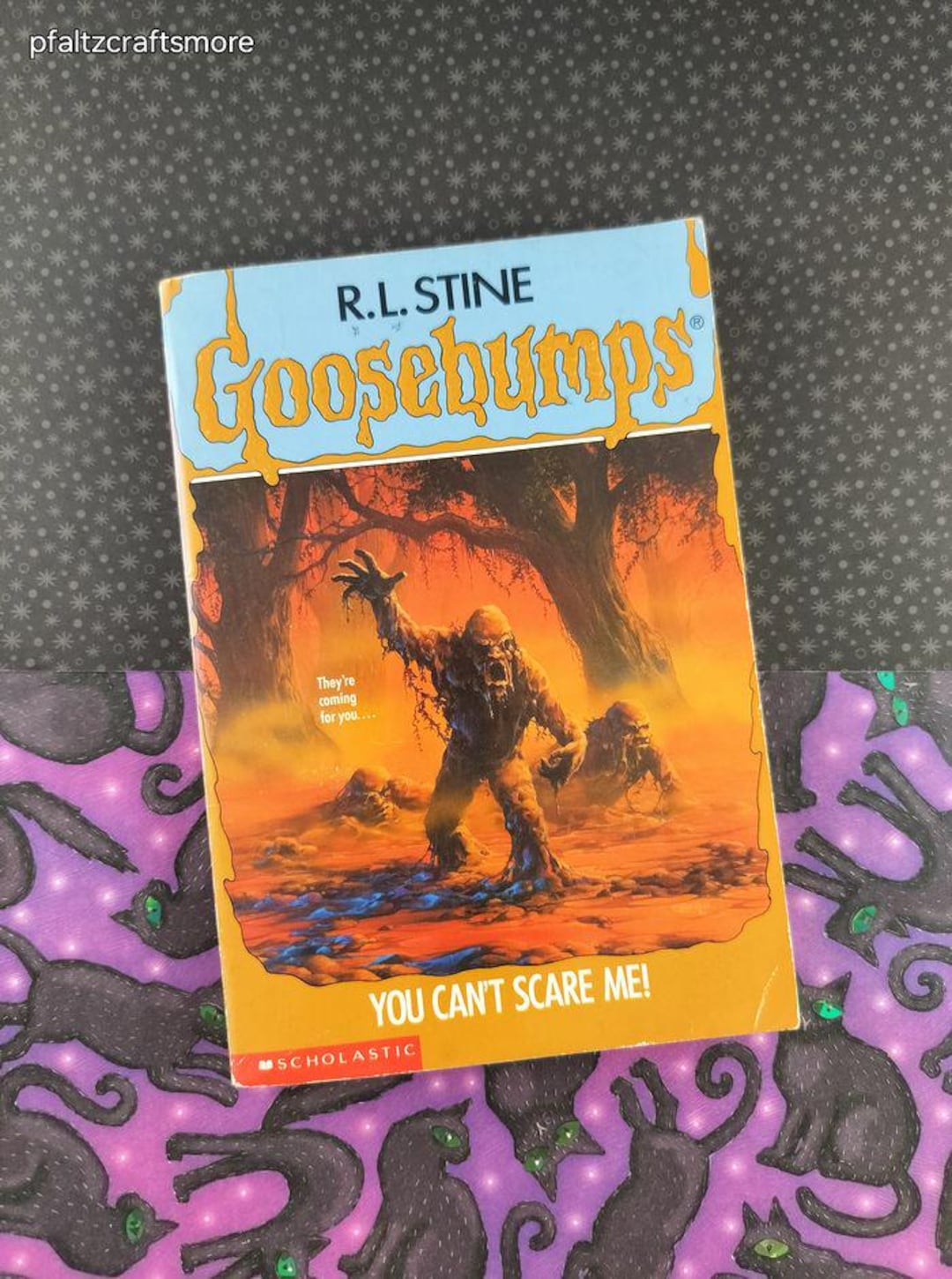 Vintage 1990's R.L. Stine Goosebumps #15, You Can't Scare Me! Softcover - Etsy