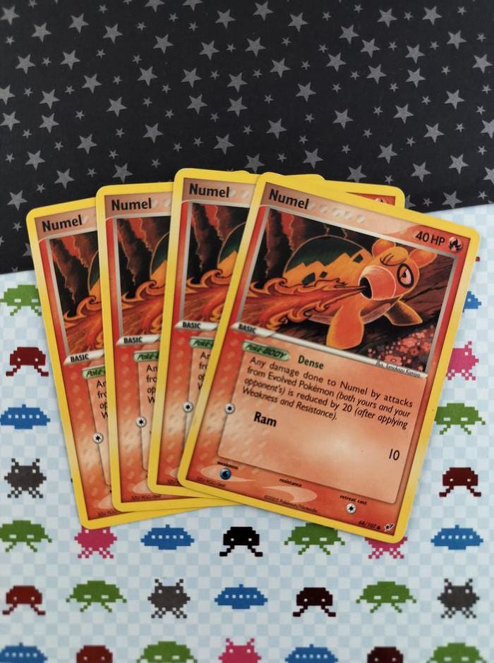 pokemon card numel Numel EX Dragon NM, 70/97 Pokemon Card