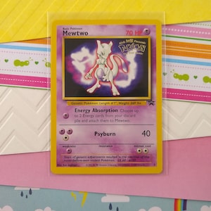 Vintage Promo - Mewtwo WB Black Star Pokemon the 1st Movie Pokemon Card #3 - LP - Etsy Vintage Promo - Mewtwo WB Black Star Pokemon the 1st Movie Pokemon Card #3 - LP - Etsy