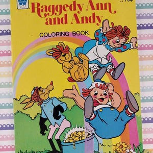 Raggedy Ann Coloring Book - Etsy