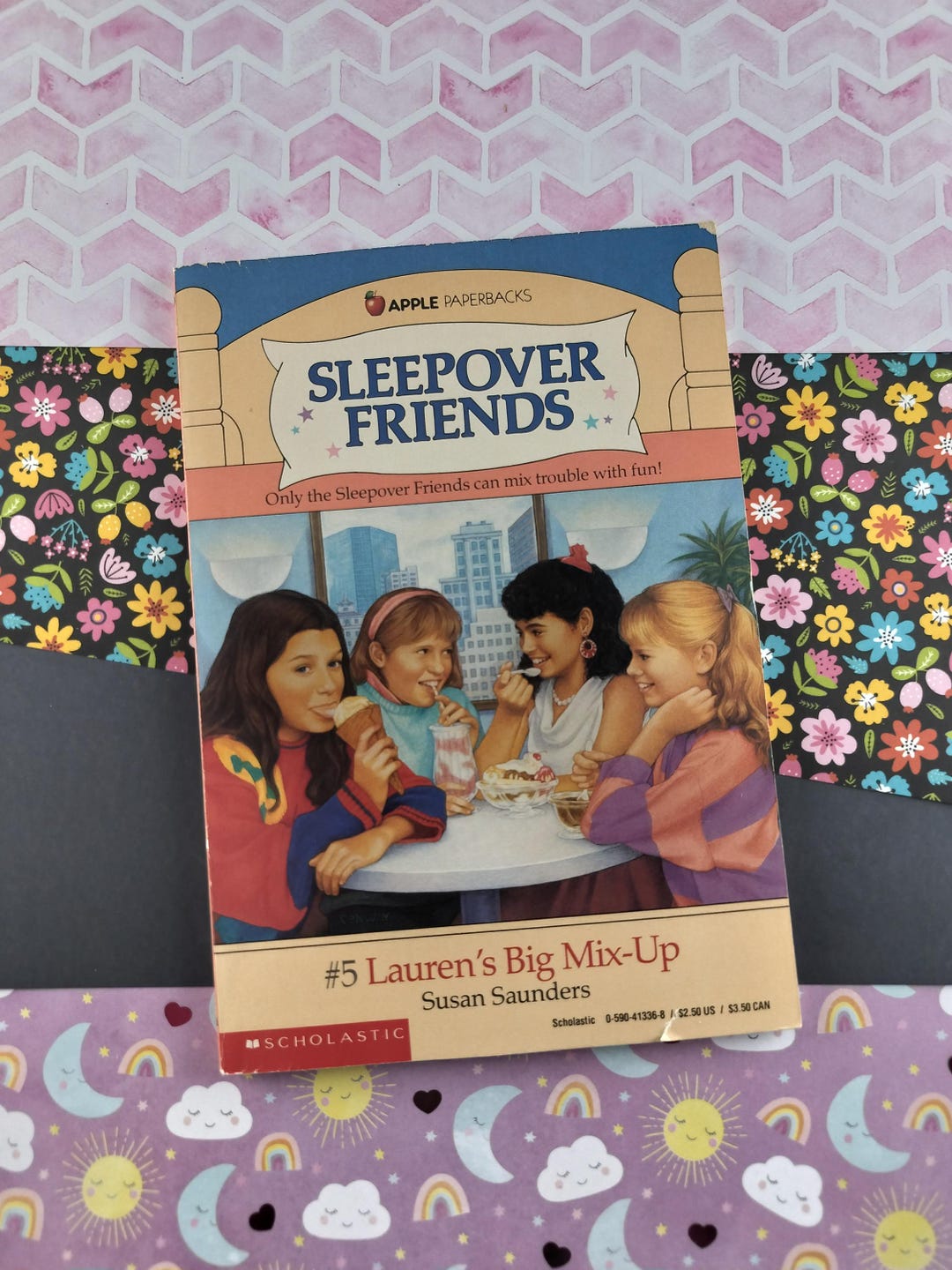 Vintage 1988 1st Printing Sleepover Friends #5: Lauren&#39;s Big Mix-Up Softcover
