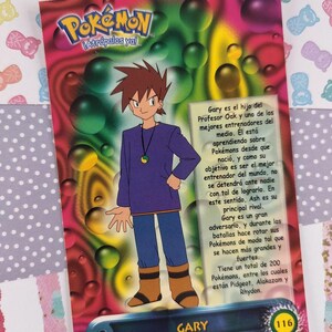 RARE vintage 2000 carte postale internationale Pokemon format standard #116 - NM