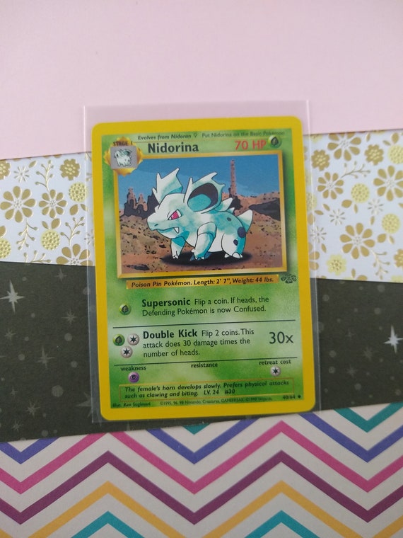 1995 nidorina pokemon card value Giovanni's Nidorino (45/132) [Gym Challenge Unlimited] – Gamers Paradise main image 0