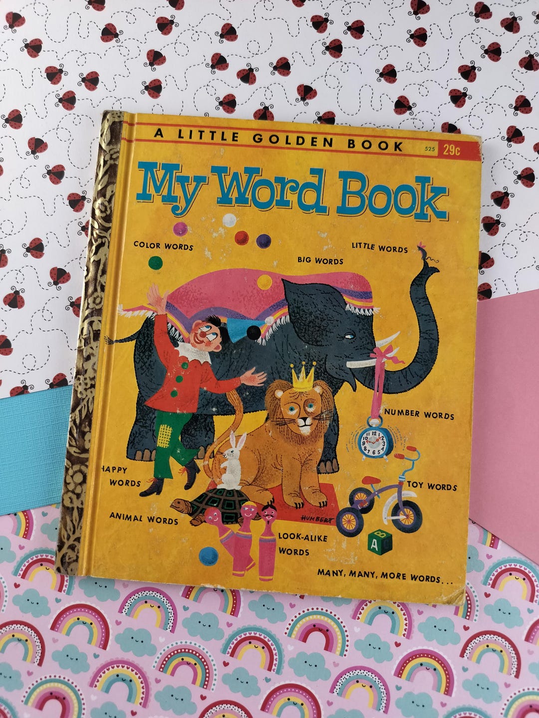 Vintage 1963 1st Printing Little Golden Book: My Word Book