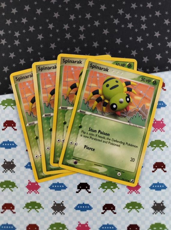 Vintage Common- Set/4 Spinarak Unseen Forces Non-holo Pokemon Cards 75/115 - LP - Etsy Vintage Common- Set/4 Spinarak Unseen Forces Non-holo Pokemon Cards 75/115 - LP - Etsy
