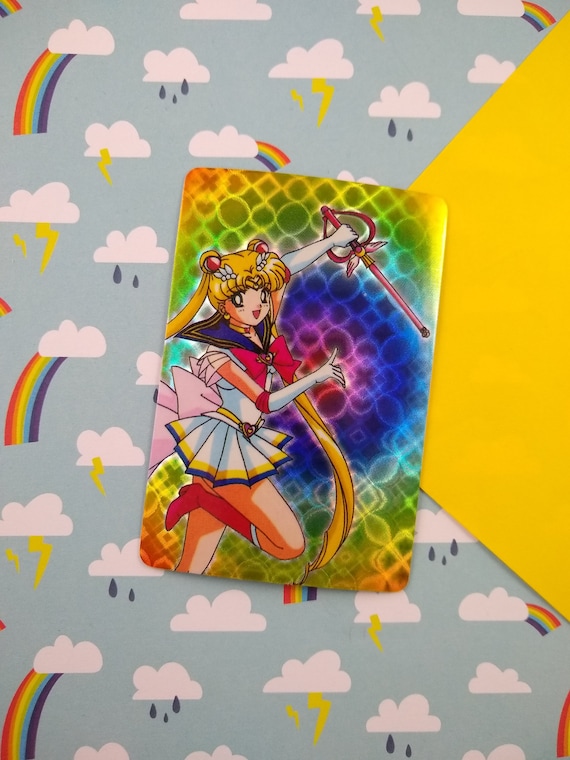 Vintage 1990's (japanese) Sailor Moon Trading Vending Prism Shiny Holo Sticker - NM - Etsy Vintage 1990's (japanese) Sailor Moon Trading Vending Prism Shiny Holo Sticker - NM - Etsy