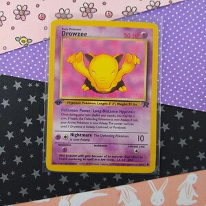 drowzee pokemon card 49/102 - Drowzee