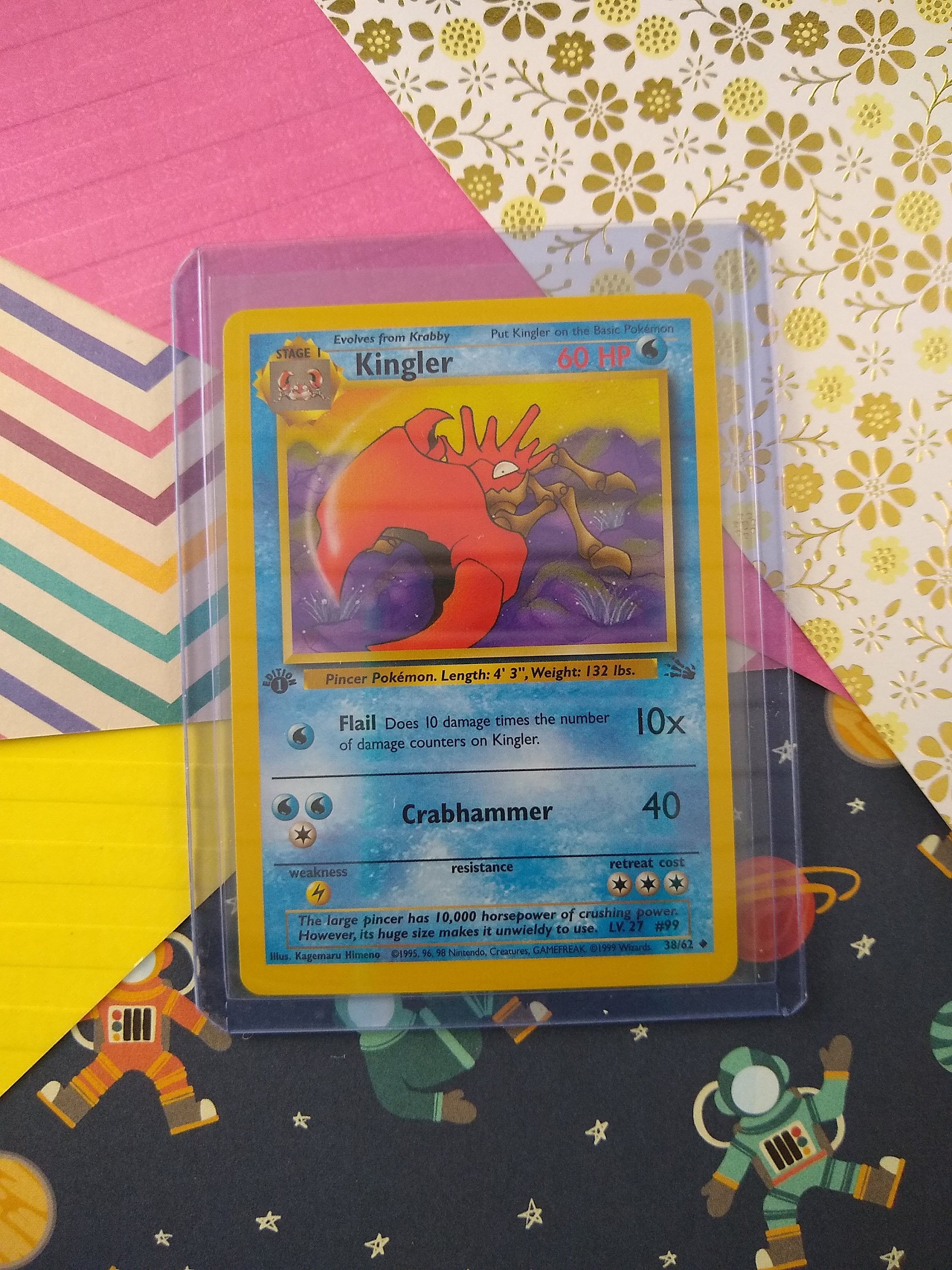 CLEARANCE Vintage Uncommon - 1st Edition Kingler Fossil Non-Holo Pokemon Karte 38/62 - NM - Etsy Schweiz CLEARANCE Vintage Uncommon - 1st Edition Kingler Fossil Non-Holo Pokemon Karte 38/62 - NM - Etsy Schweiz