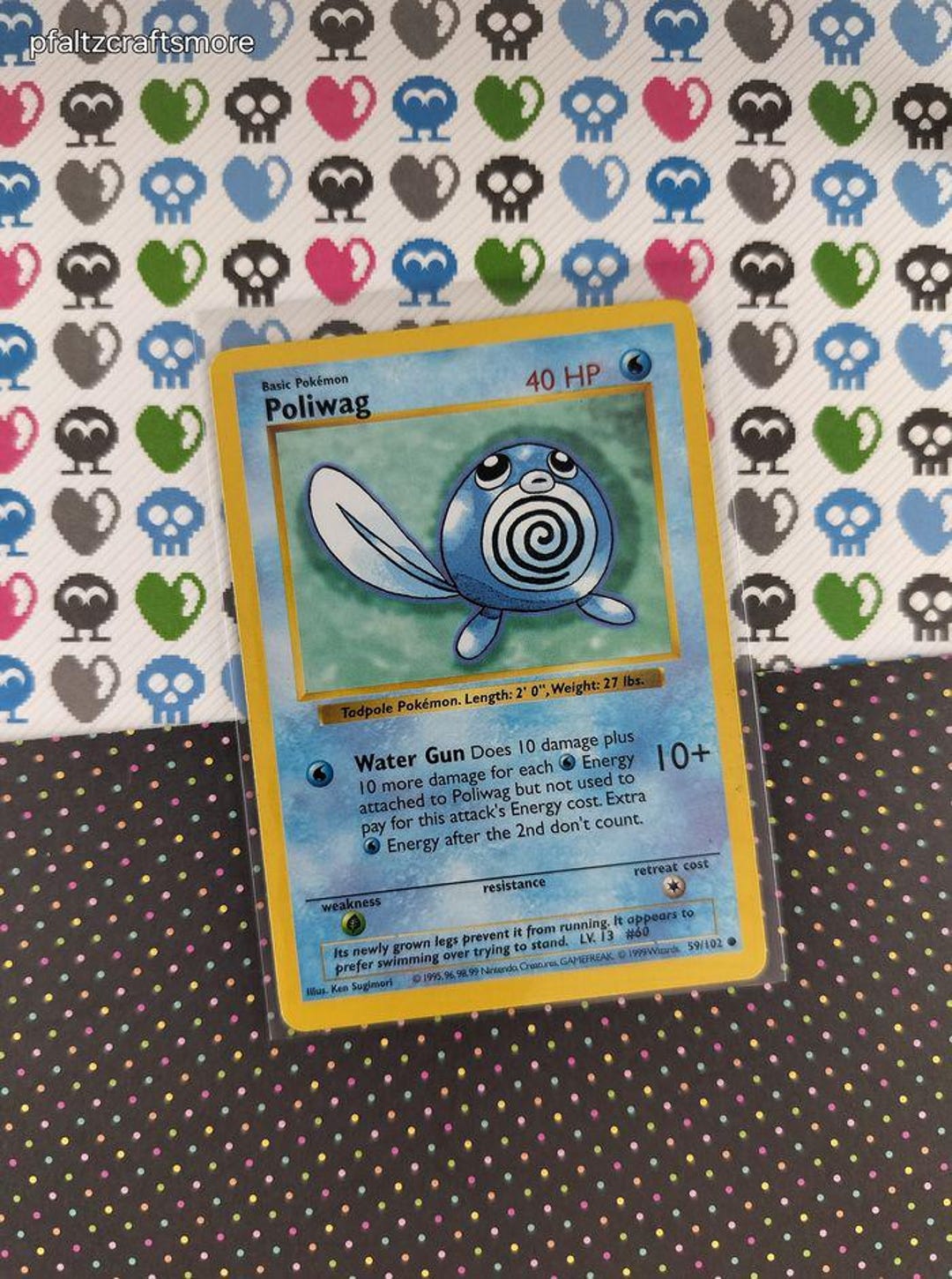 Vintage Common - Shadowless Poliwag Base Set Pokemon Card 59/102 - LP - Etsy Canada Vintage Common - Shadowless Poliwag Base Set Pokemon Card 59/102 - LP - Etsy Canada