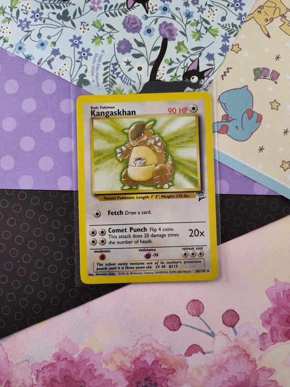 Buy Vintage Rare - Kangaskhan Base Set 2 Non-holo Pokemon Card 26/130 - LP Online in India - Etsy Buy Vintage Rare - Kangaskhan Base Set 2 Non-holo Pokemon Card 26/130 - LP Online in India - Etsy