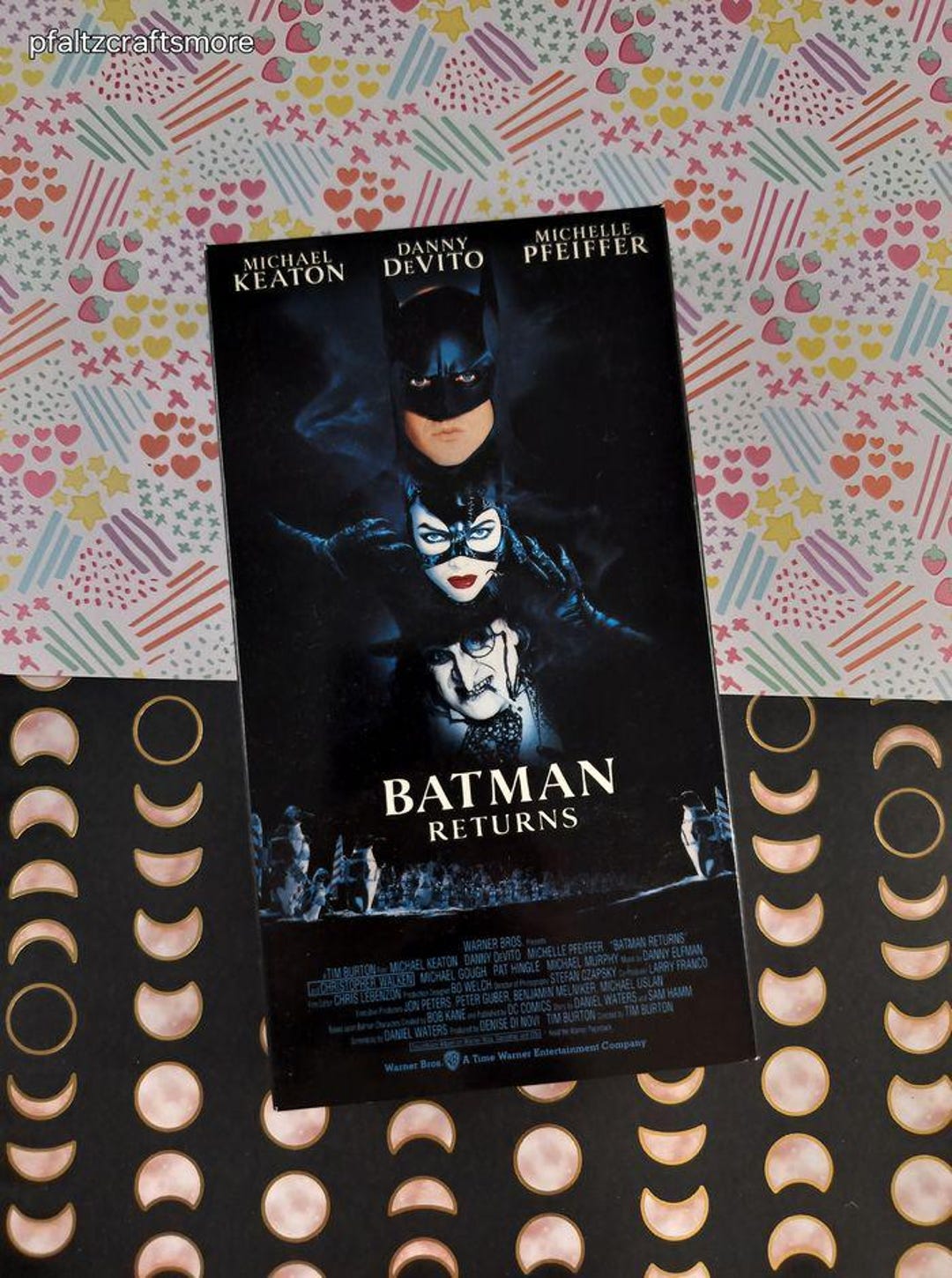 Vintage 1992 Batman Returns Warner Brothers Vhs Tape Etsy 