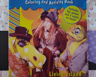 Vintage 2005 Il mondo di Sid e Marty Kroft, H.R. Pufnstuf Libro da colorare e attività