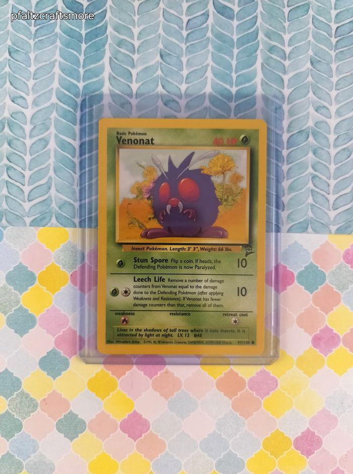 Venonat Card - Etsy Venonat Card - Etsy