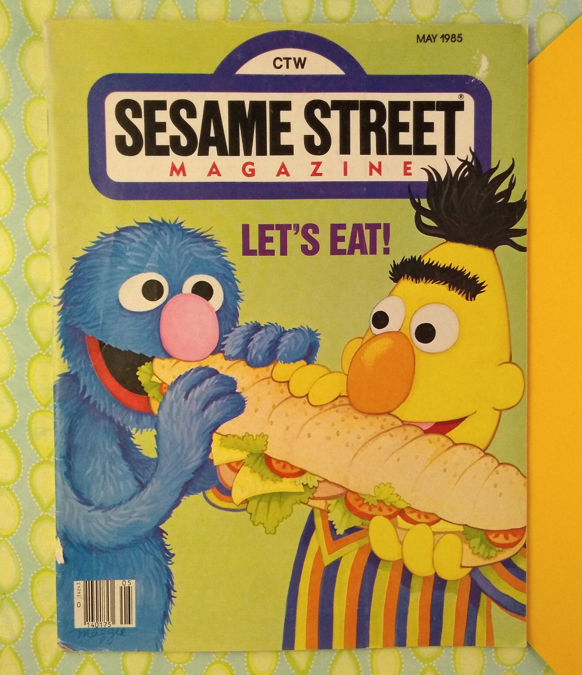 Vintage Sesame Street Magazine May 1985, Let's Eat Good Shape, Clean &  Unmarked - Etsy New Zealand