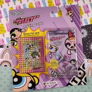 Vintage 2000 The Powerpuff Girls Cartoon Network Artbox Trading Cards Set SEALED