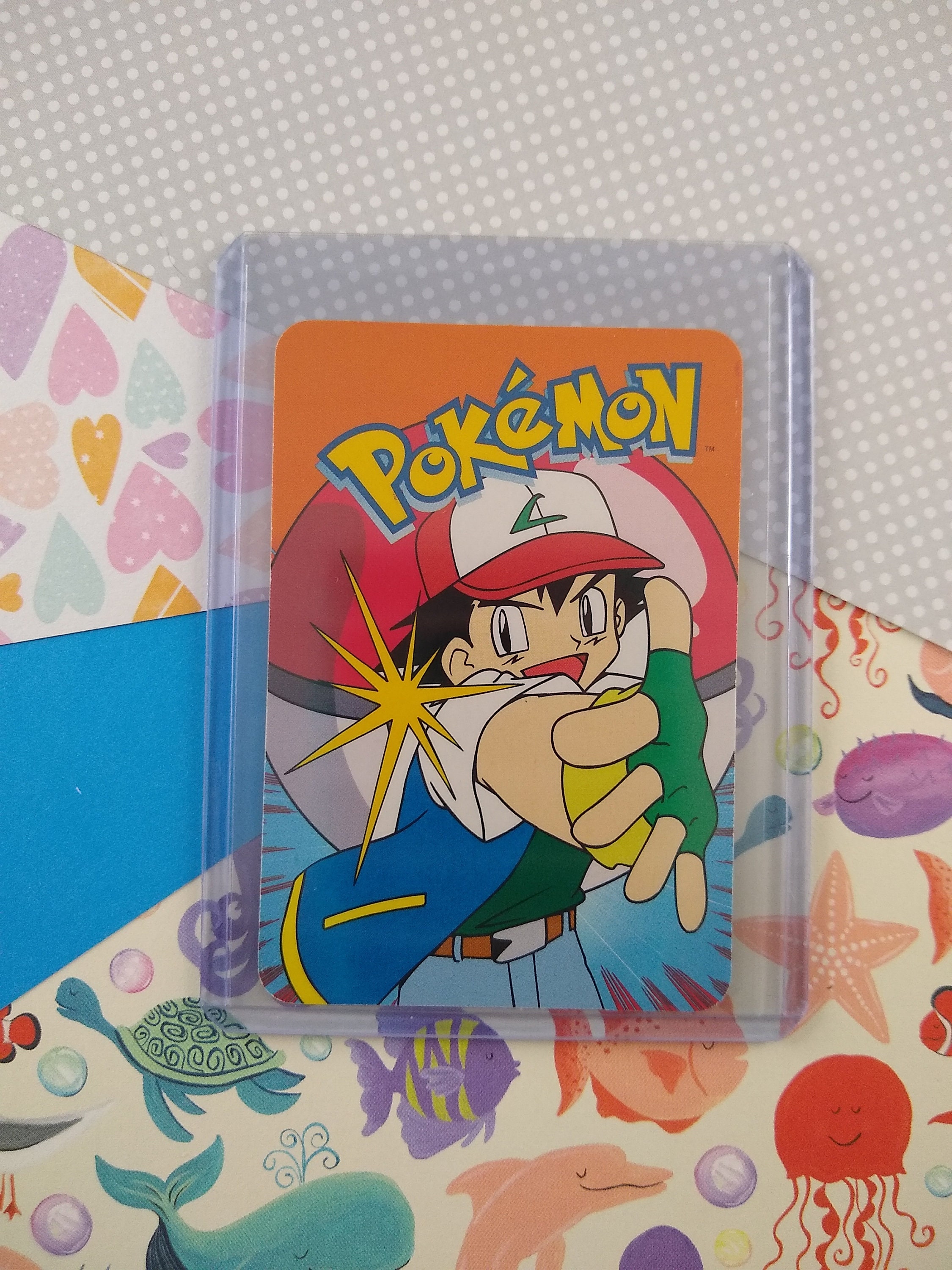 Vintage 1990's Pokemon Trading Vending Prism Shiny Holo Sticker ...