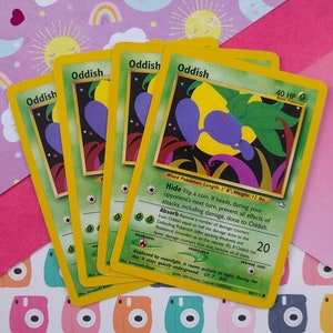 CLEARANCE Vintage Common - Set/4 Oddish Neo Genesis Non-holo Pokemon Cards  68/111 - LP - Etsy