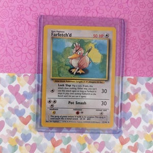 Farfetch'd Base Card - Etsy