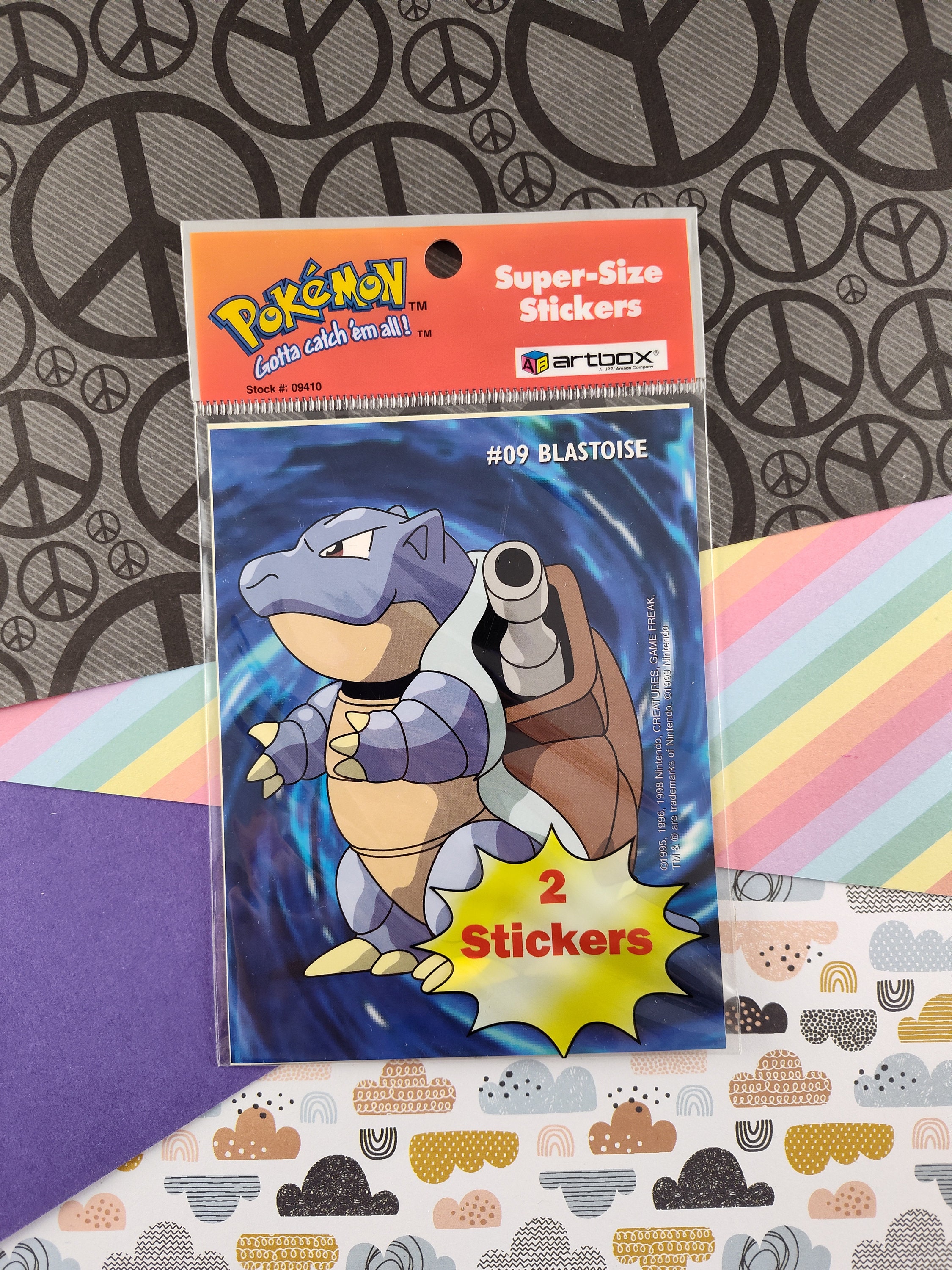 thumbnail image 2 of Pokemon ArtBox – 10 Bags Of 100 Stickers Each – Series 1 Vintage 1999 – RARE 2 of 6