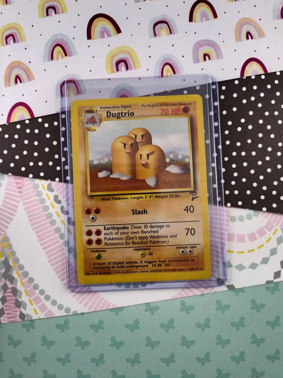 dugtrio pokemon card Dugtrio AR #208