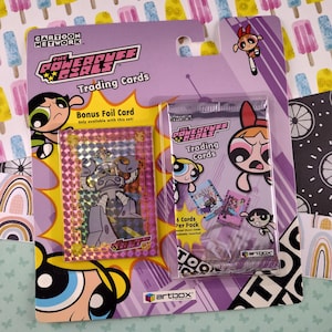 Vintage 2000 The Powerpuff Girls Cartoon Network Artbox Trading Cards Set SEALED