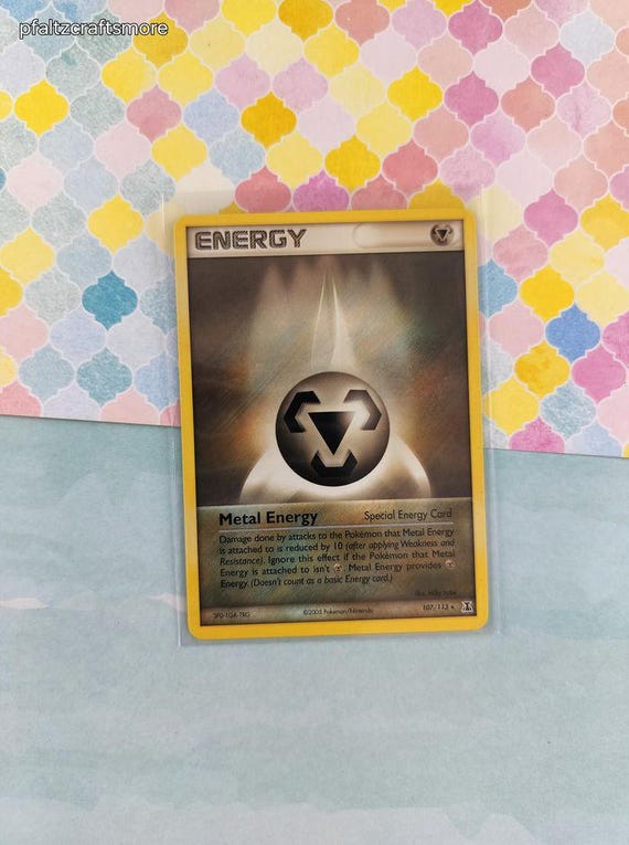 Vintage Rare - Metal Energy EX Delta Species Non-holo Pokemon Card 107/113  - NM - Etsy