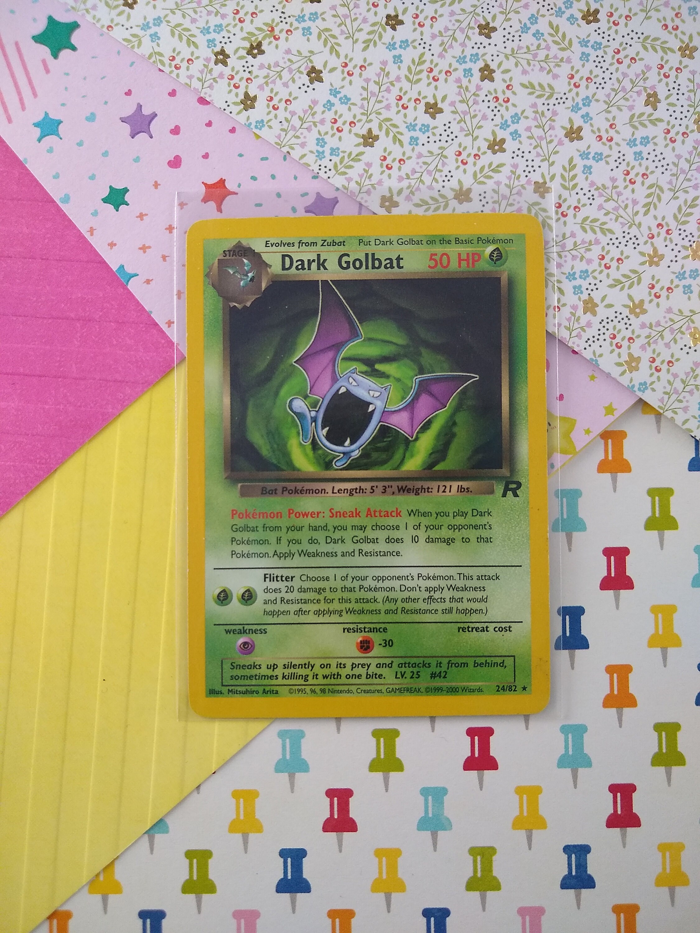 dark golbat pokemon card price (28/64) - Pokmon Night Wanderer (sv6a) you may choose 1 of your opponents Pokmon Dark Golbat Pokemon Team Rocket
