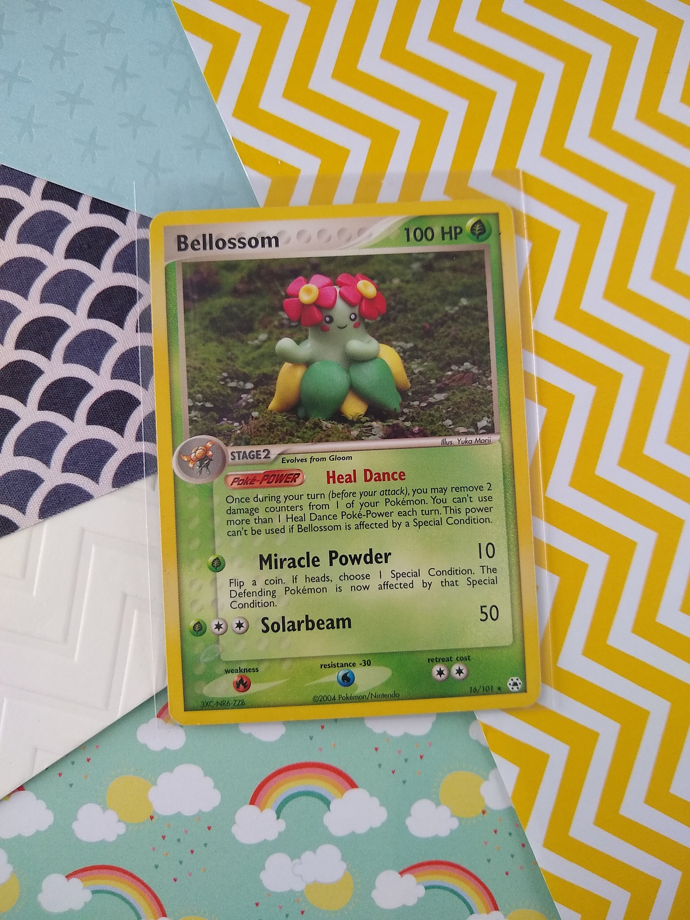 pokemon card bellossom [1] Sleep Powder (30) Your opponents Active Pokmon is now Asleep Bellossom | EX Hidden Legends