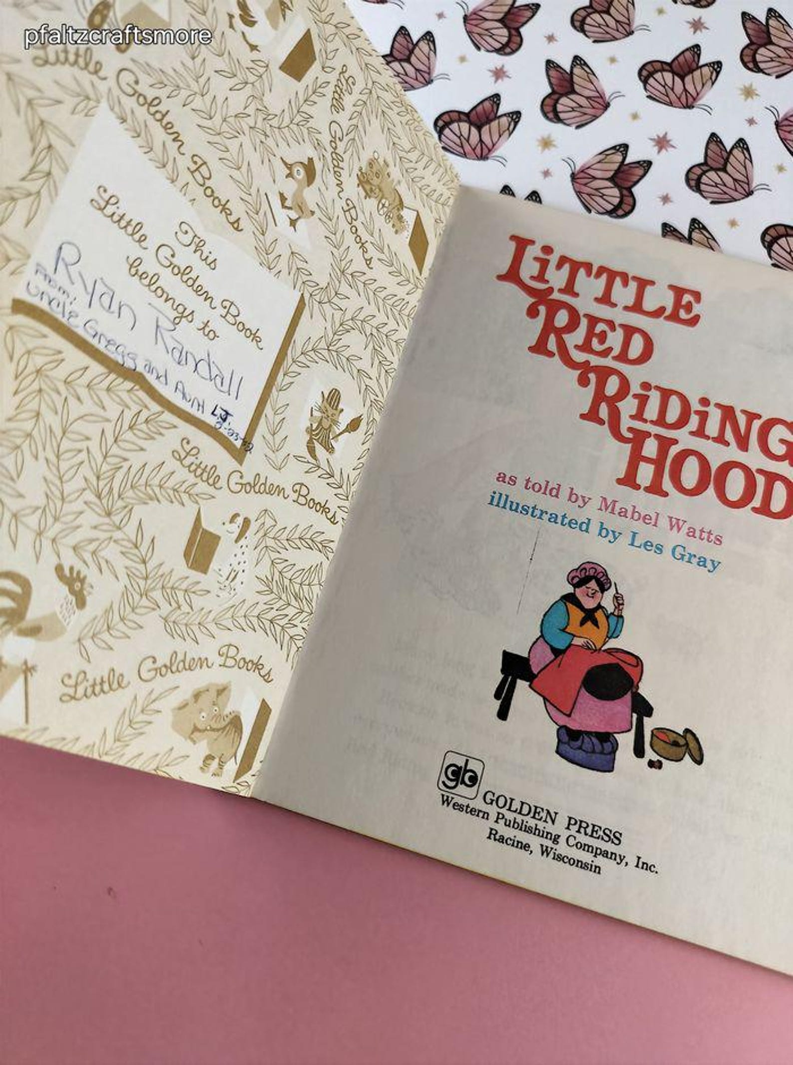 Vintage 1979 Little Golden Book: Little Red Riding Hood Hardcover - Etsy