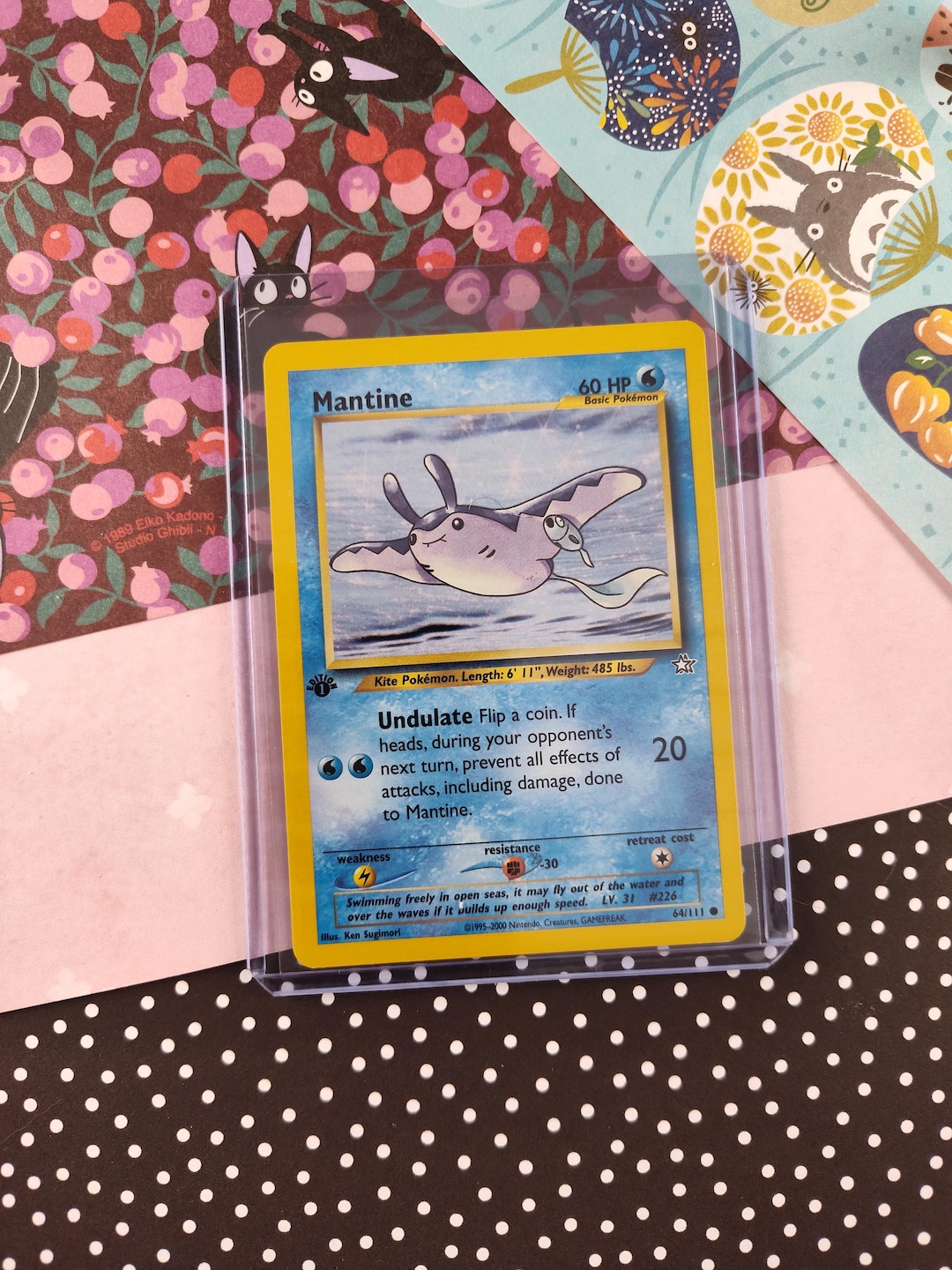 Vintage Common - 1st Edition Mantine Neo Genesis Non-holo Pokemon Card 64/111 - NM - Etsy Vintage Common - 1st Edition Mantine Neo Genesis Non-holo Pokemon Card 64/111 - NM - Etsy