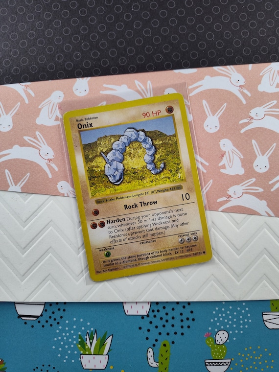 basic onix pokemon card - 070/132 - Reverse Holo - Unlimited - Common - Mega Evolution Pokmon Value & Price History Colorless Retreat Cost Onix 138/264 - SWSH08 Fusion